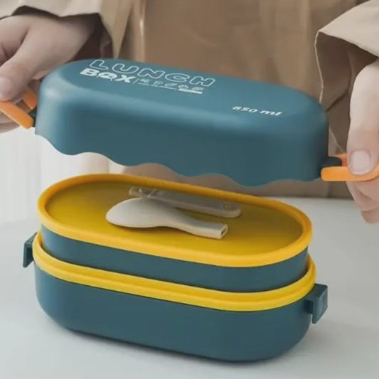 3x Lunch box Snack box bento for Packed Food meal prep container
storage school children office kids