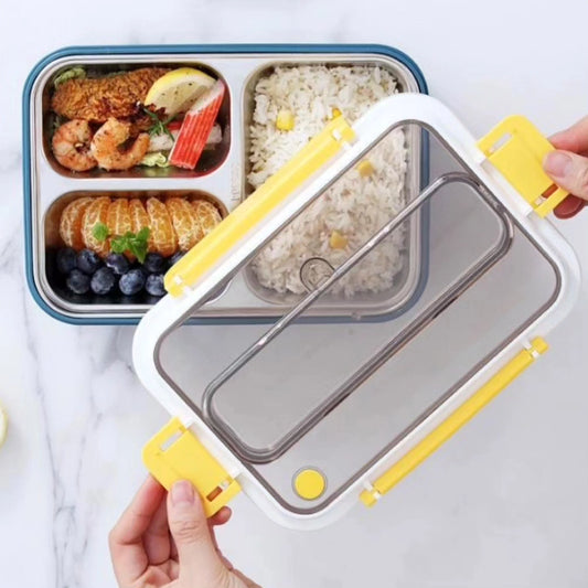 Stainless Steel Lunchbox 2/3 compartment for Kids or Adults School Office Picnic