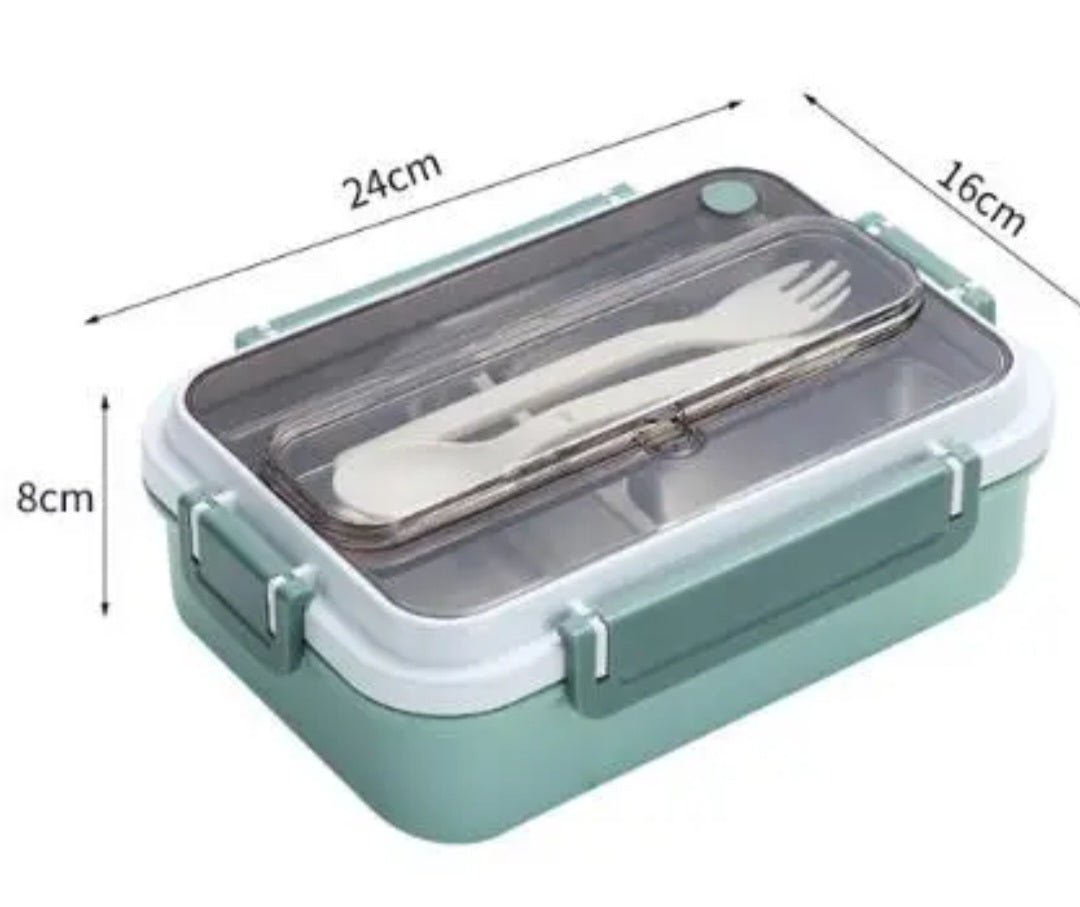 Stainless Steel Lunchbox 2/3 compartment for Kids or Adults School Office Picnic