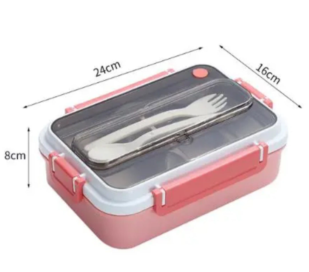 Stainless Steel Lunchbox 2/3 compartment for Kids or Adults School Office Picnic