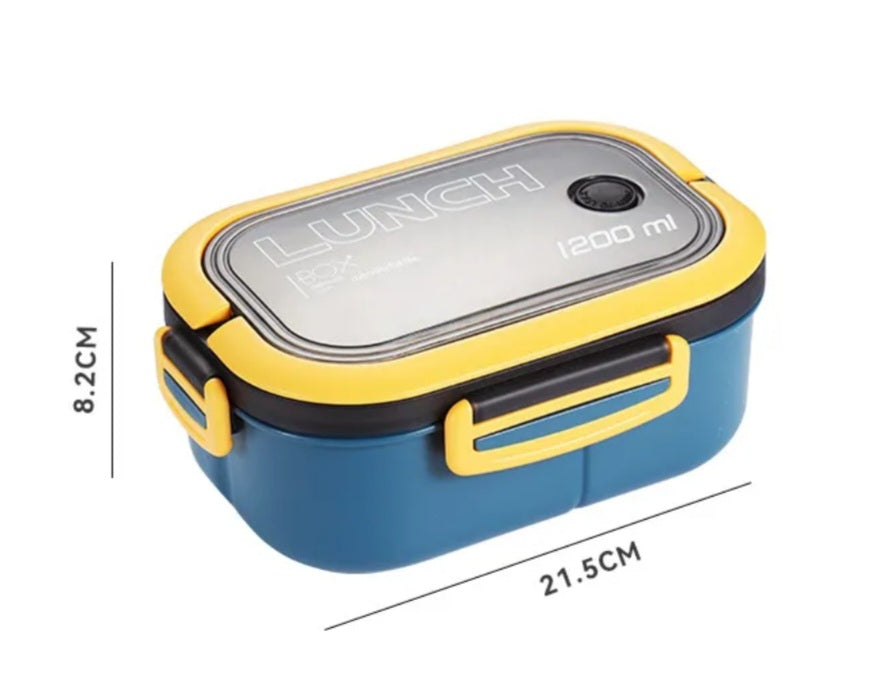 2 Layer Lunch Box Microwave Bento Lunch Box For Kids Adult Food Container Storage Box