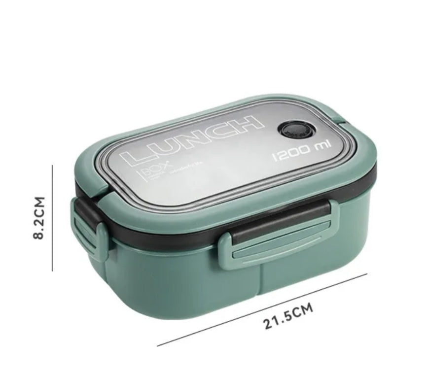 2 Layer Lunch Box Microwave Bento Lunch Box For Kids Adult Food Container Storage Box