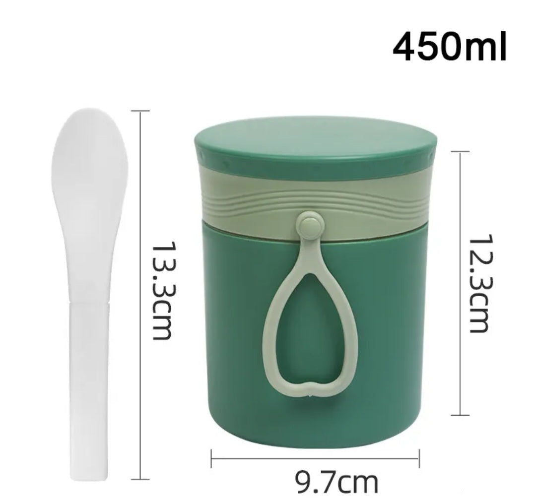 450ml Portable Hot Food Flask Thermos Insulated Stainless Steel For Kids, Adults School Office Picnic