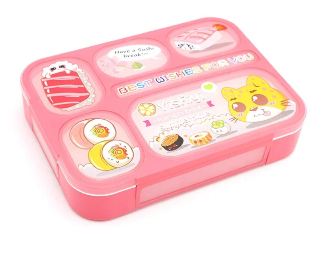 Leakproof Bento Lunch Box for kids with cutlery