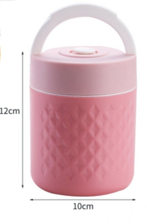 Portable Thermos Hot Food Flask 480ML Lunch Storage Keep Food HOT OR COLD