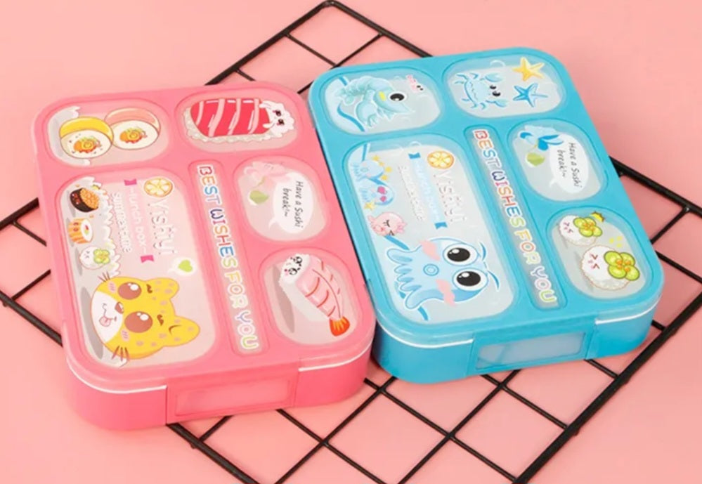 Leakproof Bento Lunch Box for kids with cutlery