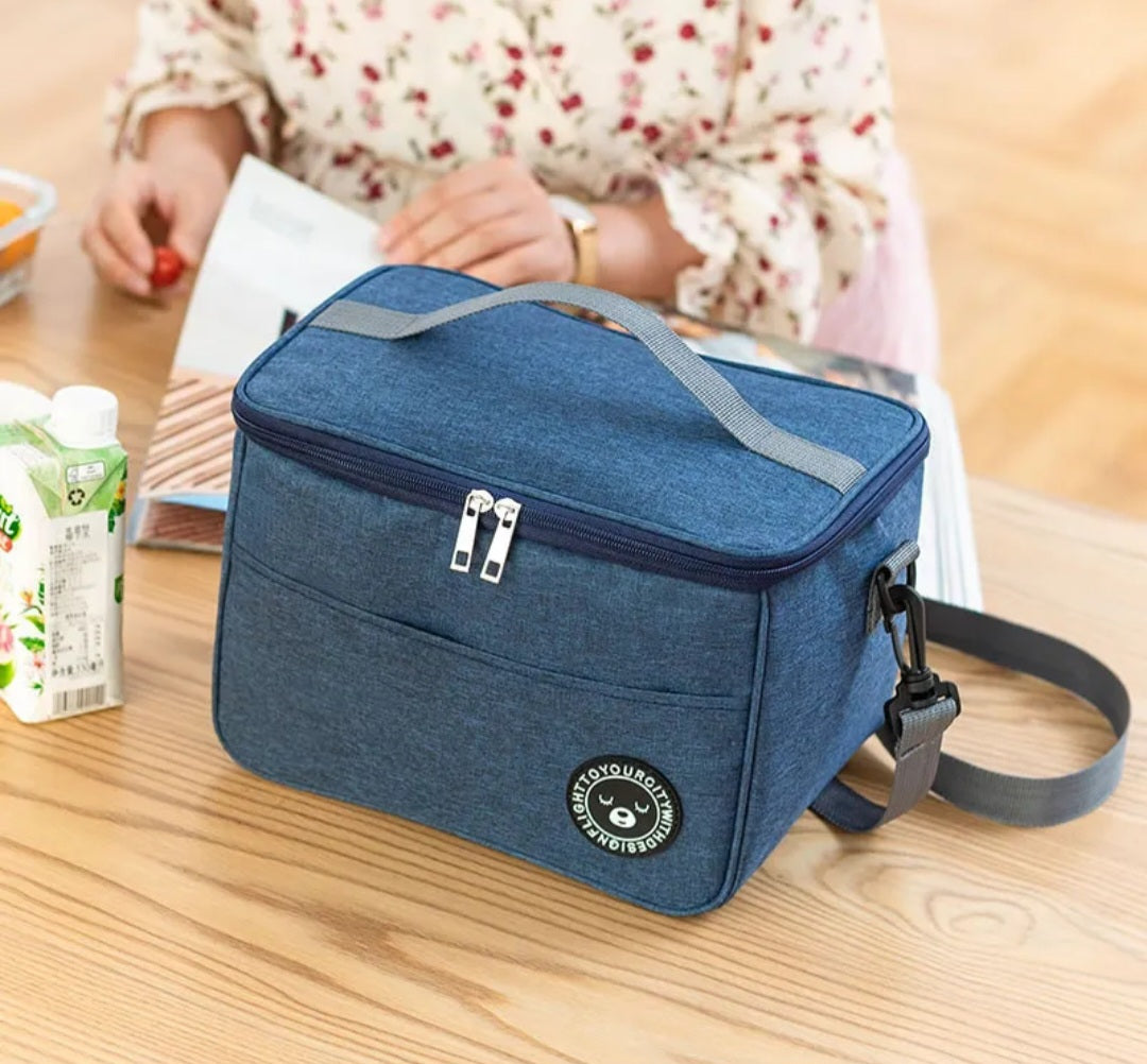 Portable Thermal Lunchbag Durable Waterproof Office Cooler Lunchbag with Shoulder Strap Lunch Bag/Picnic Bag for Adults