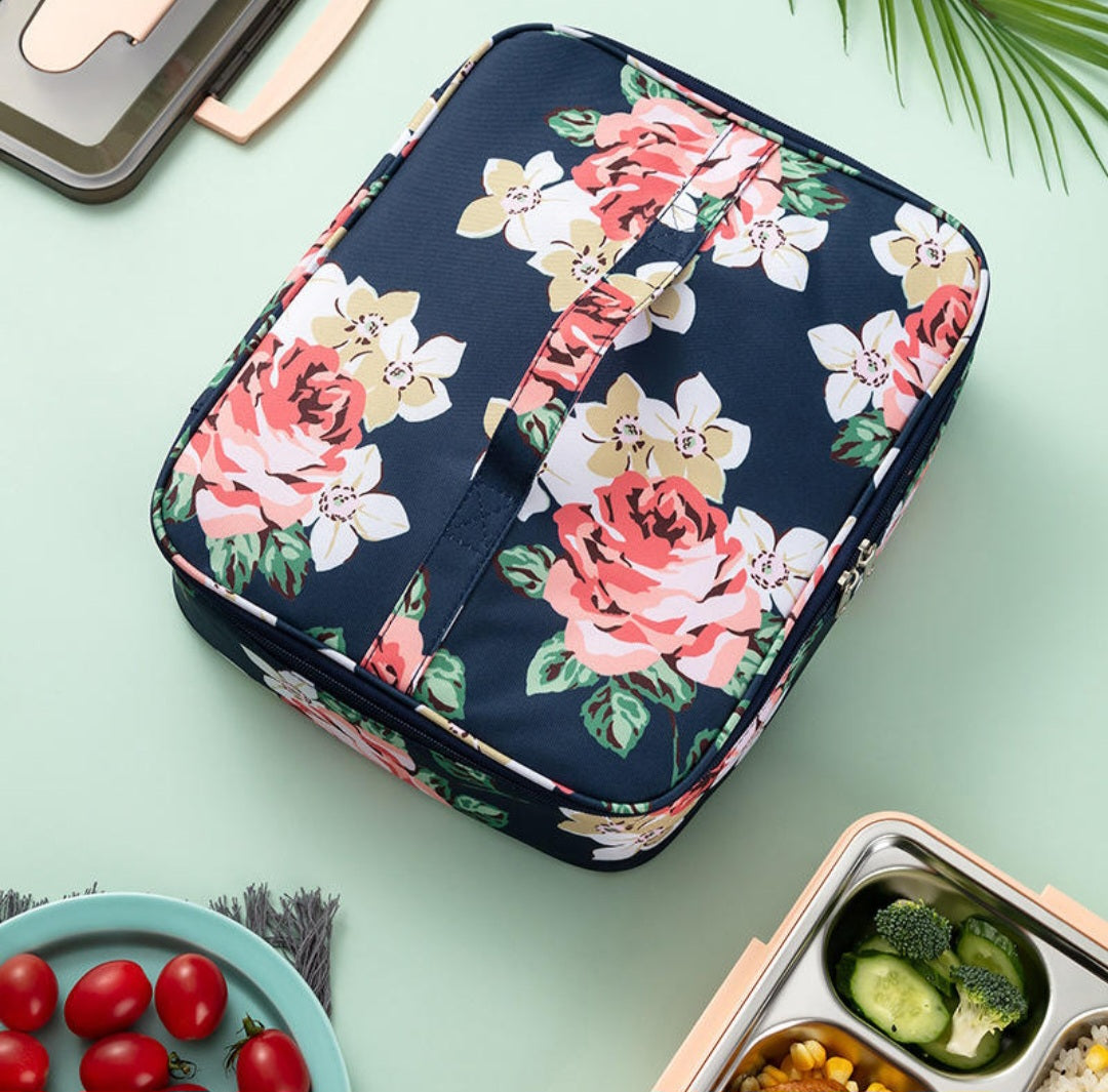 Portable Top Handle cooler bag insulated thermal picnic lunch bag