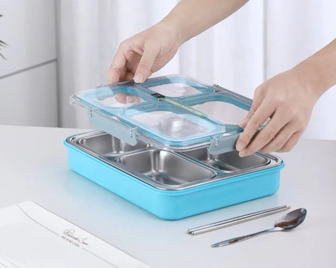 Leakproof Stainless Steel Bento Lunch Box for Kids and Adults