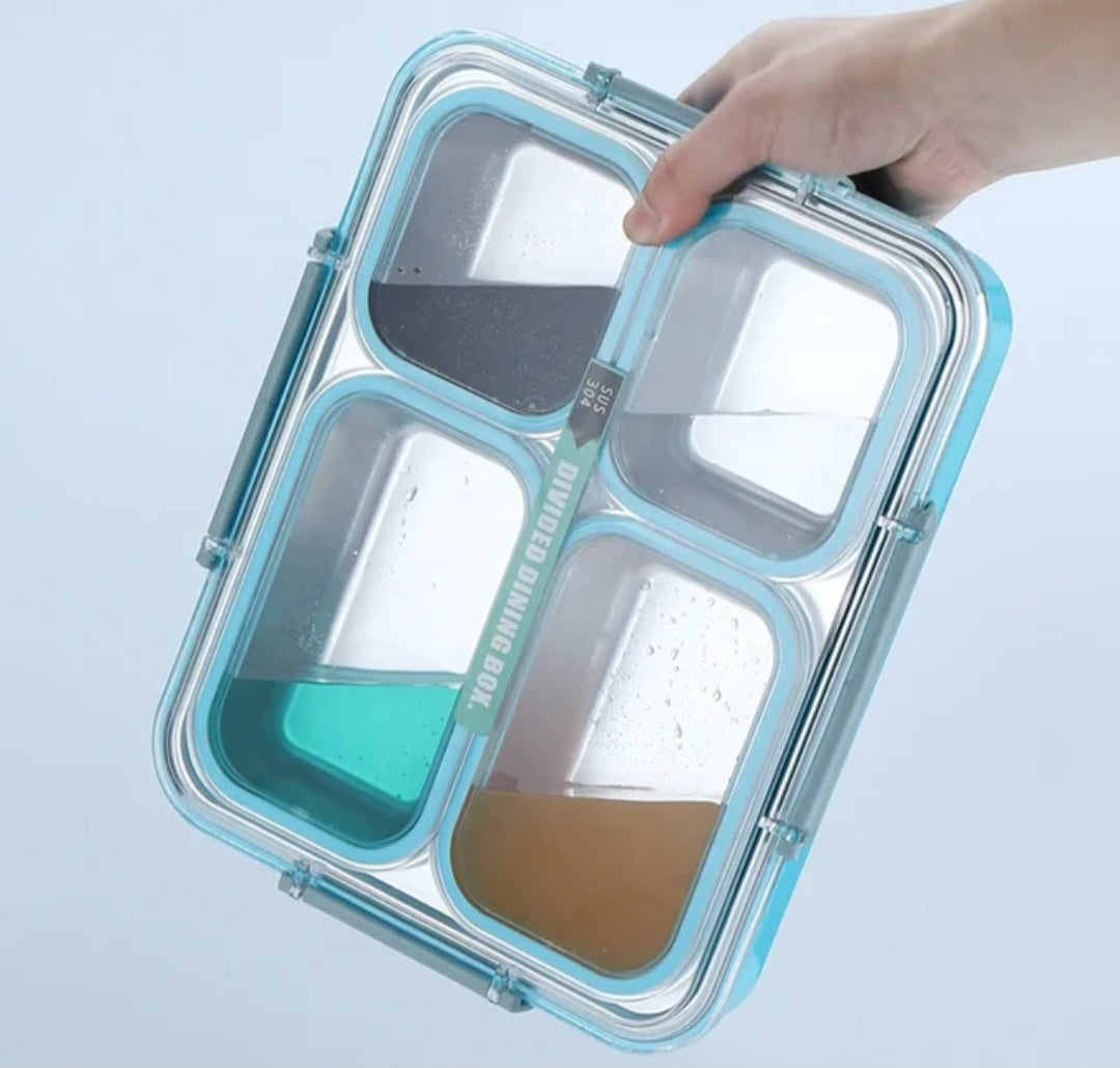 Leakproof Stainless Steel Bento Lunch Box for Kids and Adults