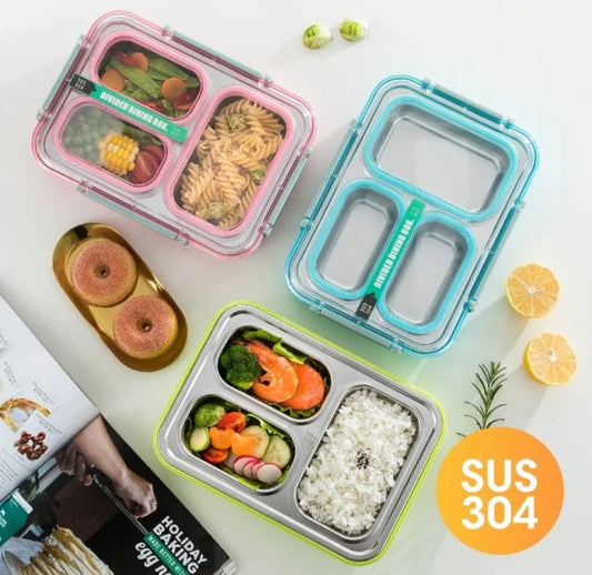 Leakproof Stainless Steel Bento Lunch Box for Kids and Adults