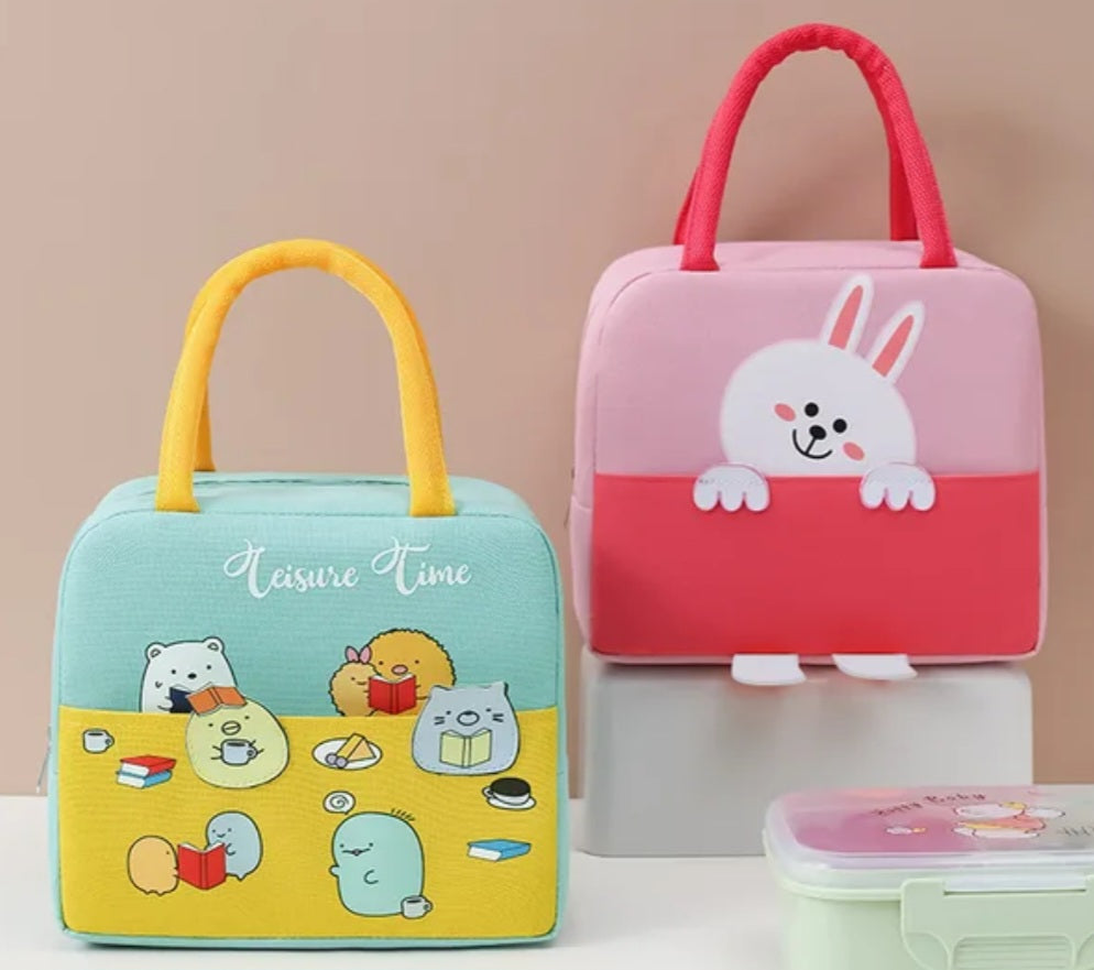 LUNCH BAG 3D DESIGN CARTOON ANIMAL INSULATED, WATERPROOF FOR KIDS, SCHOOL PICNIC