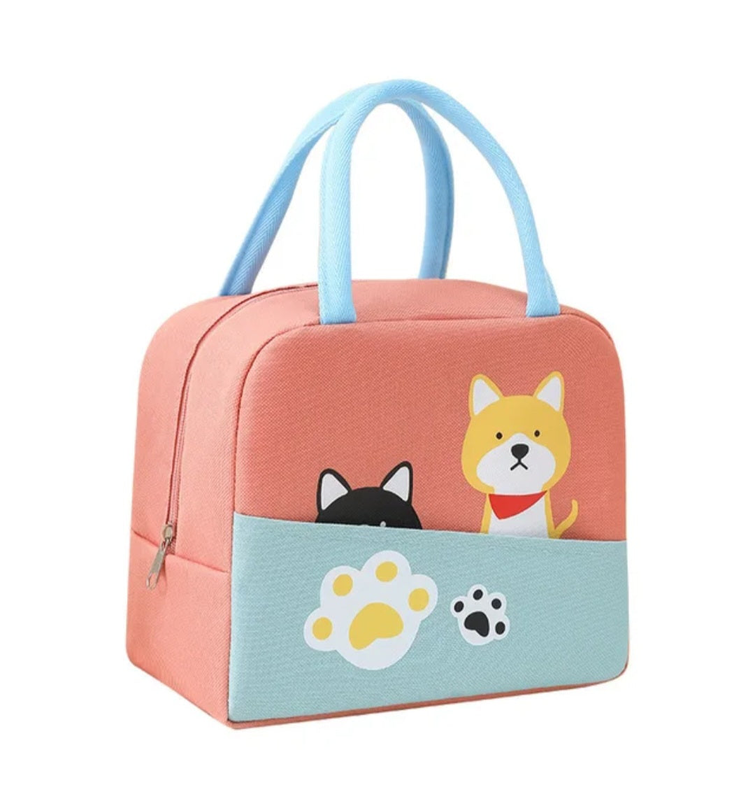 LUNCH BAG 3D DESIGN CARTOON ANIMAL INSULATED, WATERPROOF FOR KIDS, SCHOOL PICNIC