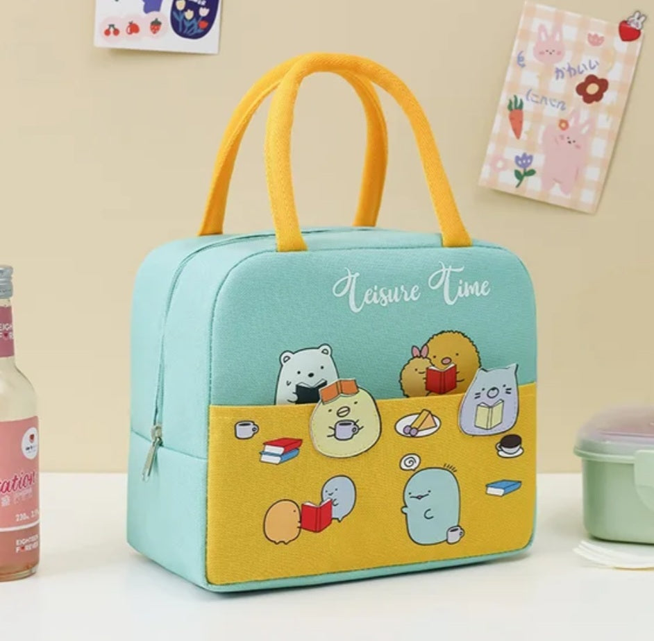 LUNCH BAG 3D DESIGN CARTOON ANIMAL INSULATED, WATERPROOF FOR KIDS, SCHOOL PICNIC