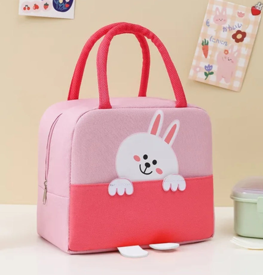 LUNCH BAG 3D DESIGN CARTOON ANIMAL INSULATED, WATERPROOF FOR KIDS, SCHOOL PICNIC